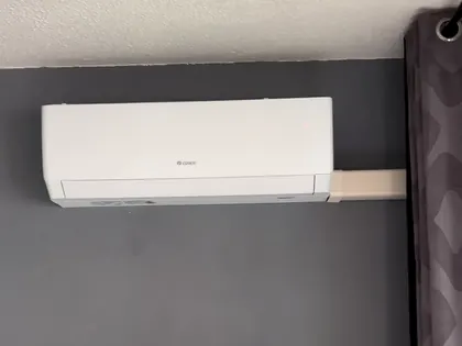 Climatisation murale installée et mise en service