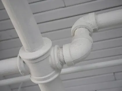 Réseau d'évacuation neuf, raccords contrôlés un à un